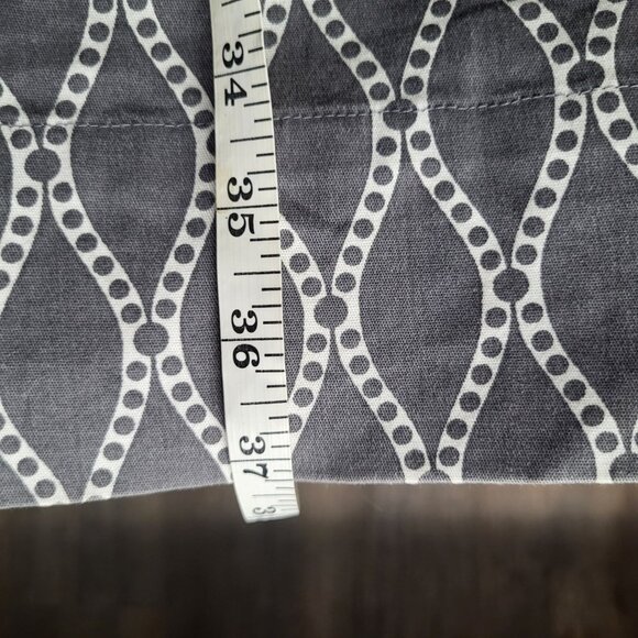 Robbie Bee Women SZ 6  Sleeveless Geometric Print Gray/White Lined Sheath Dress - Picture 11 of 11